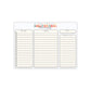 Floral Occupational Therapy Sticky Note Pads, Occupational Therapist to do list, Gift for OT OTA
