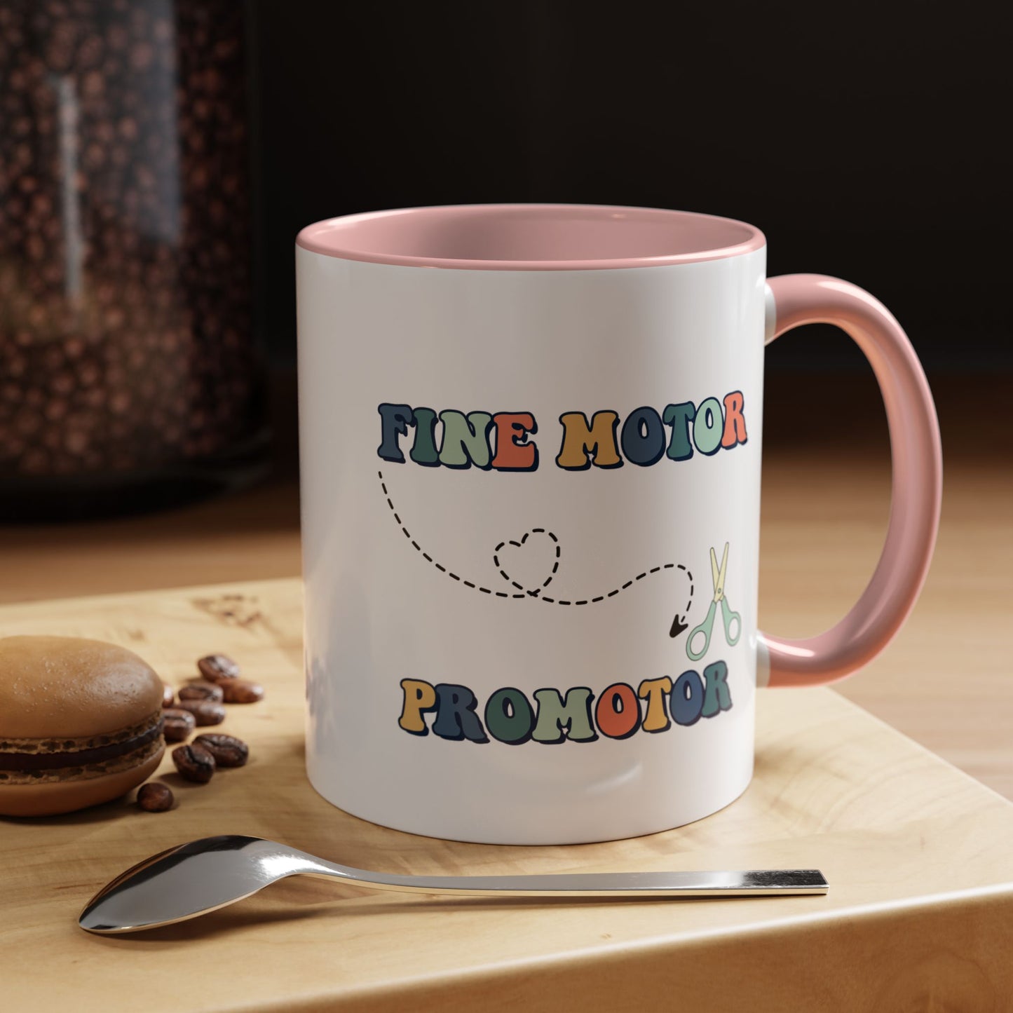 Fine Motor Promotor OT Mug, Gift for Occupational Therapist, OT OTA drinking cup, 11oz, 15oz