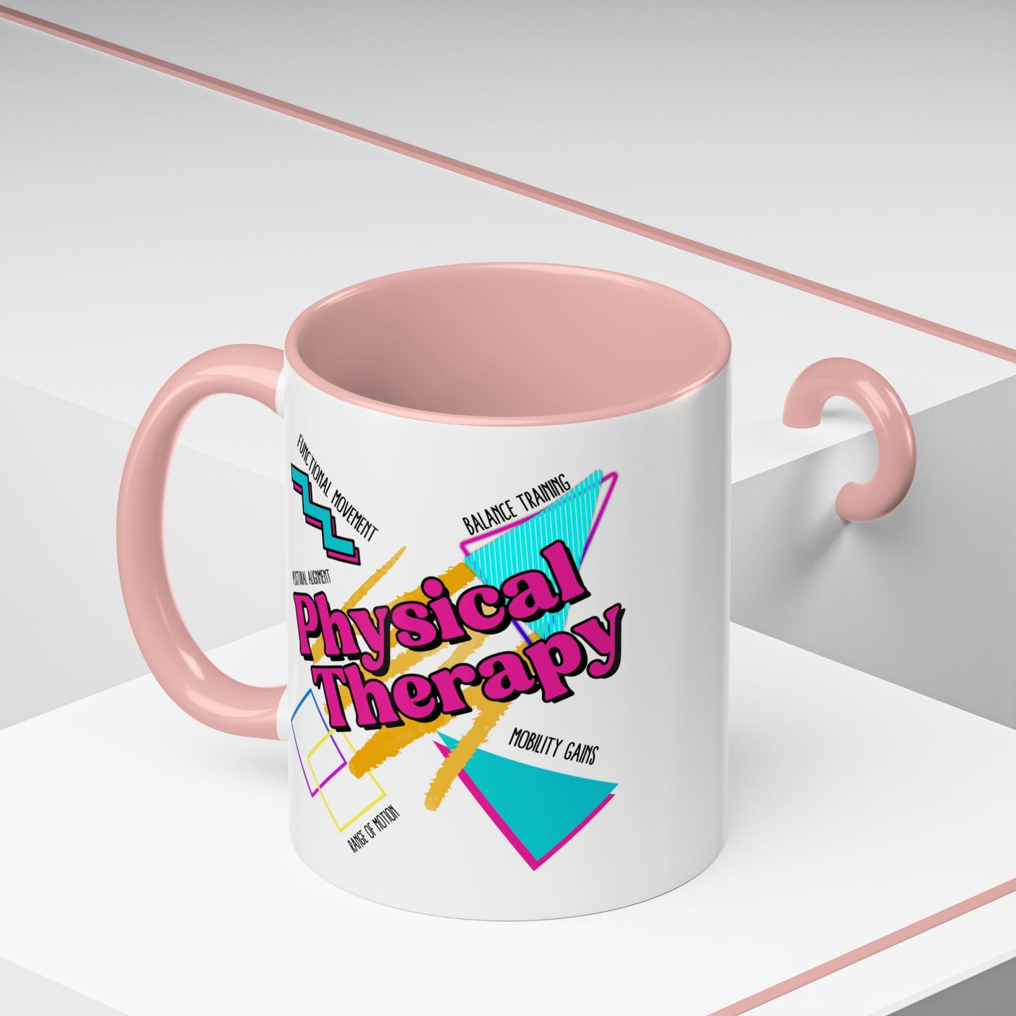 90s Style Physical Therapy Mug for Physical Therapists and Assistants, Unique Physical Therapy Gift, Retro PT Coffee Cup