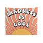 Retro Classroom Tapestry, Kindness is Cool Teacher Decor, Retro class decor, Teacher wall art, Classroom welcome sign