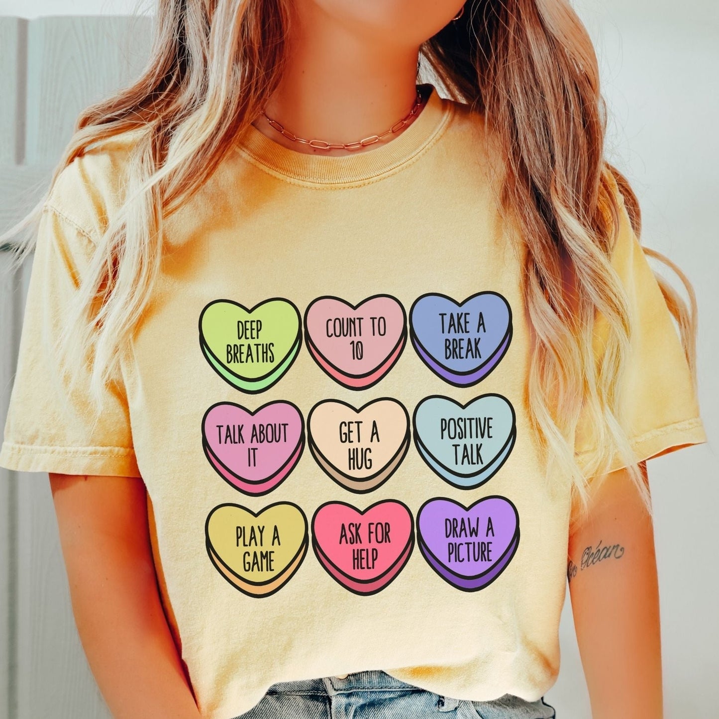 Comfort Colors Conversation heart shirt, teacher valentines shirt, Gift for bcba gift for rbt, Unisex