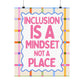 Inclusion is a Mindset Poster | Special Education Classroom Decor | Neurodiversity Affirming Wall Art | Inclusive Education Print