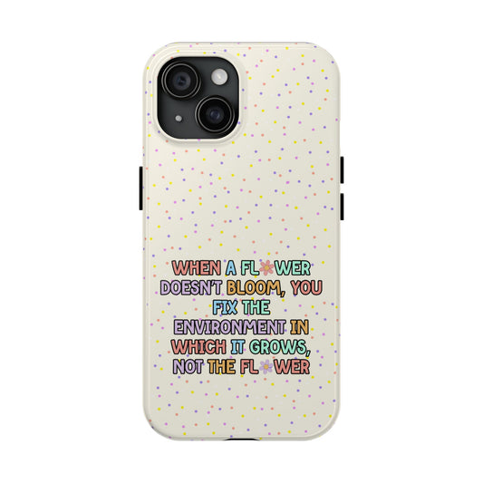 Aba Therapist Tough Phone Case, Behavior Quotes aba merch, Gift for RBT BCBA