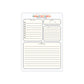 Floral Occupational Therapy Sticky Note Pads, Occupational Therapist to do list, Gift for OT OTA