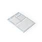 Personalized Minimalist Post-it® Note Pad, Gender Neutral Gift for Teacher Counselor Therapist