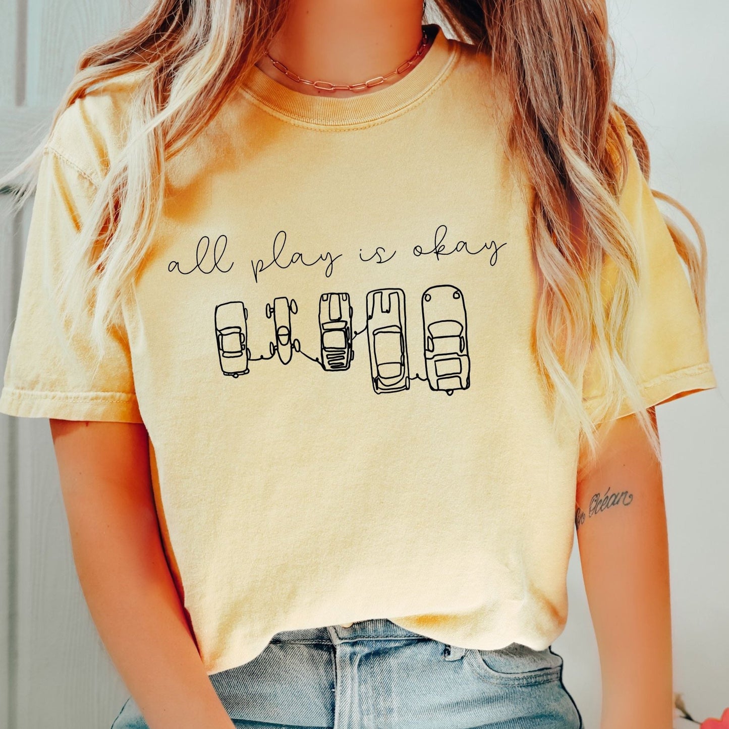 All Play is Okay Shirt, rbt bcba ot slp slpa special education teacher tee, Gift for therapist, Comfort Colors autism acceptance