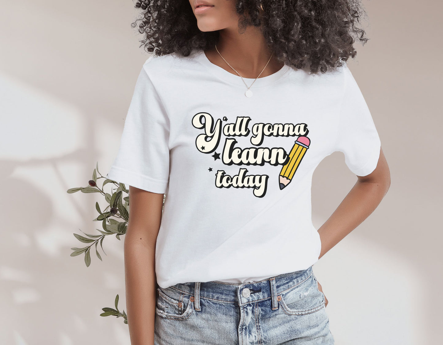 Funny Teacher Shirt, Yall gonna learn today, retro teacher apparel, gift for teacher