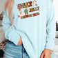Christmas ABA Long Sleeve Shirt, Holly Jolly Behavior Squad tee, cute bcba rbt aba apparel, custom gift behavior therapist