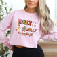 Christmas School Psychologist Long Sleeve Shirt, Holly Jolly School Psych tee, cute school psych apparel, custom gift school psychologist