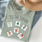 Christmas Speech Communication Cards T Shirt, Holiday rbt bcba aba therapy tee, special education communication cards, Comfort Colors 1717