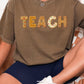 Christmas Cookie Teach T-Shirt, Holiday teacher shirt, cute teacher apparel, gift for teacher