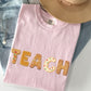 Christmas Cookie Teach T-Shirt, Holiday teacher shirt, cute teacher apparel, gift for teacher