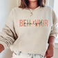 Personalized Minimalist Behavior Analyst Sweatshirt, Boho BCBA crewneck, gift for bcba