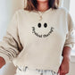 Physical Therapy Smile Sweatshirt for Physical Therapists and Assistants, PT merch, Unisex crewneck, PT Gift, Gilden 18000