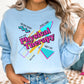 Physical Therapy Retro 90s Sweatshirt for Physical Therapists and Assistants, Unisex Crewneck, PT Gift, Gilden 18000