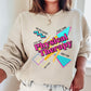 Physical Therapy Retro 90s Sweatshirt for Physical Therapists and Assistants, Unisex Crewneck, PT Gift, Gilden 18000