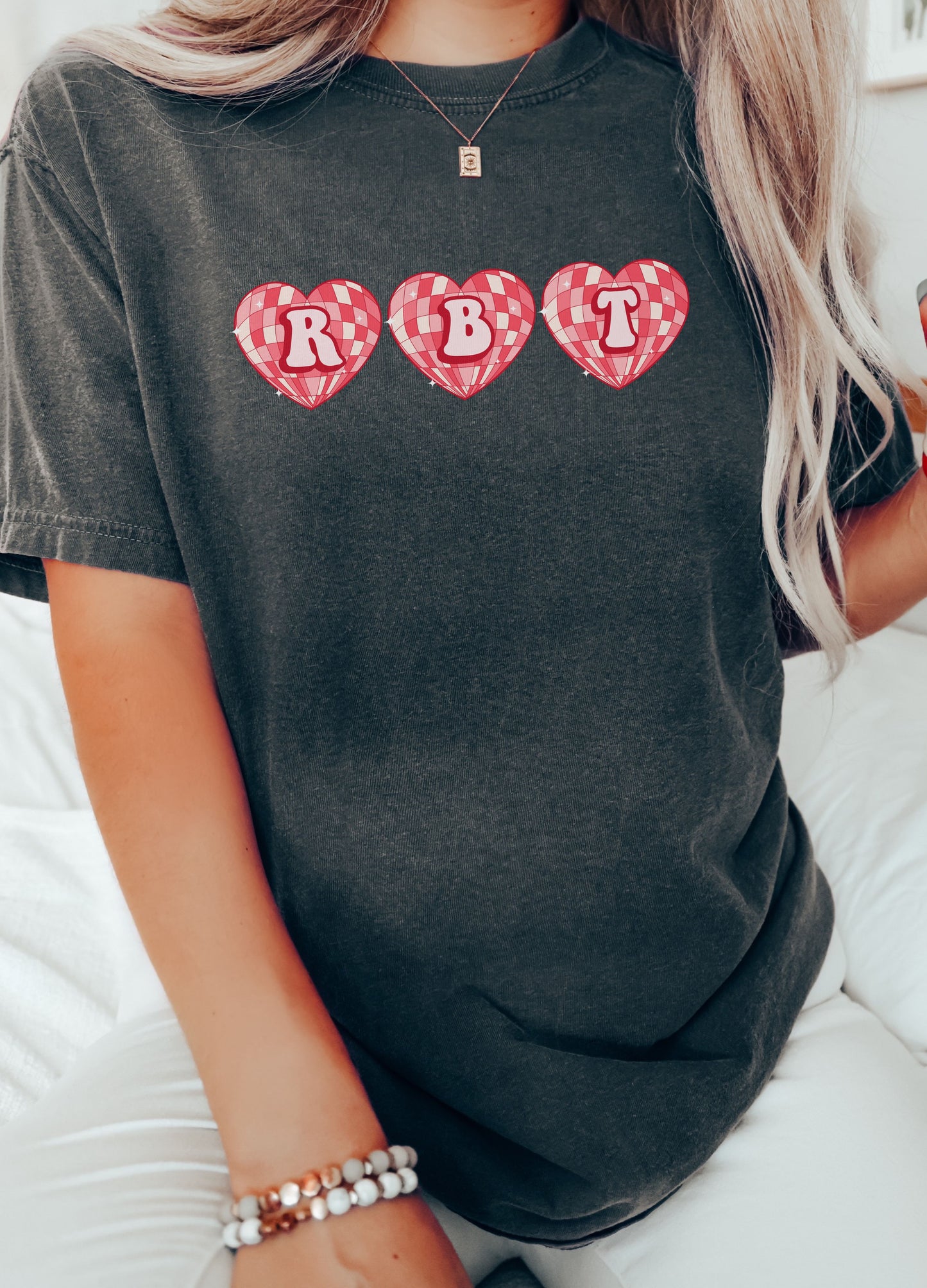 Rbt Valentines Day Disco Heart T-shirt, Aba therapist tee, retro behavior tech heart tee