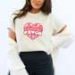 School Psych Valentines Day Shirt, Retro Heart School Psychology, Comfort Colors 1717