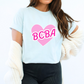 90s Pink Heart BCBA Shirt, Doll themed Behavior Analyst shirt, ABA Apparel, Unisex Comfort Colors