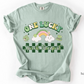 Checkered St. Patrick's Day Speech Therapy T-shirt, One Lucky Speech Therapist Apparel, SLP Tee, Comfort Colors 1717