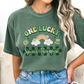 Checkered St. Patrick's Day Speech Therapy T-shirt, One Lucky Speech Therapist Apparel, SLP Tee, Comfort Colors 1717