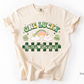 Checkered St. Patrick's Day Speech Therapy T-shirt, One Lucky Speech Therapist Apparel, SLP Tee, Comfort Colors 1717