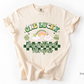 Checkered St. Patrick's Day OT T-shirt, One Lucky Occupational Therapist Apparel, Occupational Therapy Tee, Comfort Colors 1717