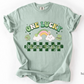 Checkered St. Patrick's Day BCBA T-shirt, One Lucky Behavior Analyst Apparel, Behavior Analyst ABA Tee, Comfort Colors 1717