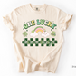 Checkered St. Patrick's Day BCBA T-shirt, One Lucky Behavior Analyst Apparel, Behavior Analyst ABA Tee, Comfort Colors 1717