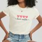 Home Visitor Hearts Shirt, Minimalist Home Visitor T-shirt, Home Visitor Tee Comfort Colors 1717