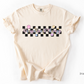 Retro Occupational Therapist Checkered T-shirt, Cute Ot Ota Tees, Colorful Occupational Therapy Apparel, Comfort Colors 1717