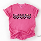 Retro Occupational Therapist Checkered T-shirt, Cute Ot Ota Tees, Colorful Occupational Therapy Apparel, Comfort Colors 1717