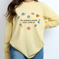 An Inclusive World Starts With Us, Inclusion and Acceptance Garden Heart Long Sleeve T-shirt, Advocacy and Inclusion Apparel, Special Education Tee, Comfort Colors 1717