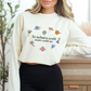 An Inclusive World Starts With Us, Inclusion and Acceptance Garden Heart Long Sleeve T-shirt, Advocacy and Inclusion Apparel, Special Education Tee, Comfort Colors 1717