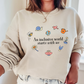 An Inclusive World Starts With Us, Inclusion and Acceptance Garden Heart Sweatshirt, Advocacy and Inclusion Crewneck