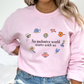 An Inclusive World Starts With Us, Inclusion and Acceptance Garden Heart Sweatshirt, Advocacy and Inclusion Crewneck