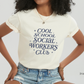Retro Cool School Social Workers Club T-shirt, Retro Graphic Tee, Gift for School Social Worker, Comfort Colors 1717