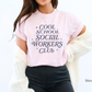 Retro Cool School Social Workers Club T-shirt, Retro Graphic Tee, Gift for School Social Worker, Comfort Colors 1717