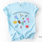 Neurodiversity Is Natural Shirt, Inclusive Floral Insect Tee for Advocates, Teachers, Therapists