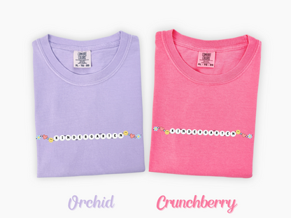 Kindergarten Teacher Friendship Bracelet T-shirt, Back to School Graphic Tee, Gift for Kindergarten rgarden Teacher, Group Teacher Tees