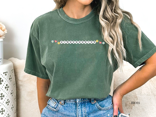 Kindergarten Teacher Friendship Bracelet T-shirt, Back to School Graphic Tee, Gift for Kindergarten rgarden Teacher, Group Teacher Tees