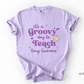 It's a Groovy Day to Teach Shirt, Retro Teacher T-Shirt for Women, Back to School Teacher Gift, Cute Teaching Tee for Educators