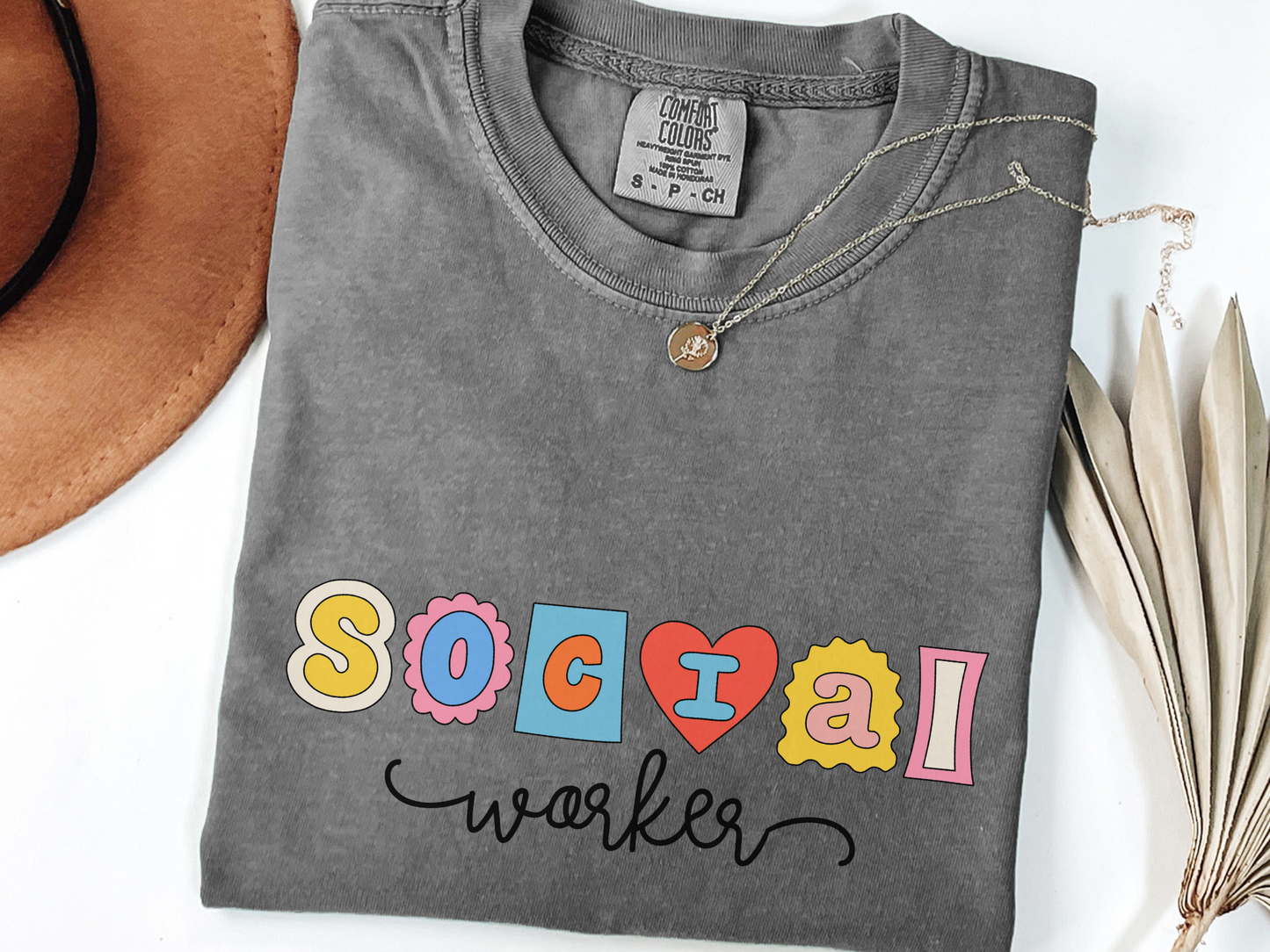 Comfort Colors Social Worker Tee, Social work graphic Tee, gift for social worker