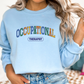 Varsity Occupational Therapist Sweatshirt, OT crewneck, OT College Style sweatshirt, Gift for OT