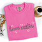 Home Visitor Pink Bow T-shirt, Home Visitor Apparel, Comfort Colors 1717