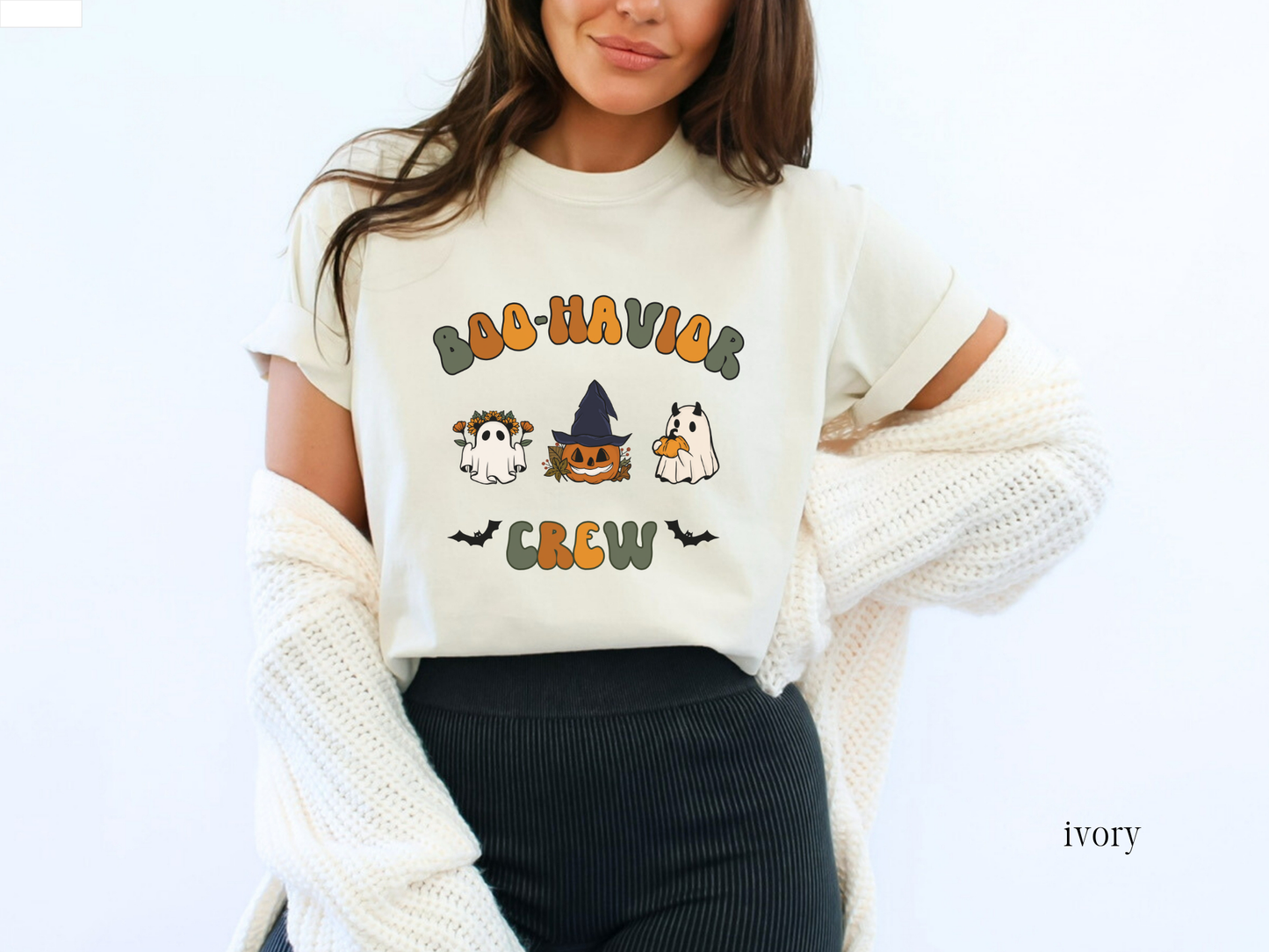 Boo-Havior Crew Halloween ABA shirt, Rbt Bcba T-Shirt, Gift for Behavior Therapist, Unisex Comfort Colors® 1717