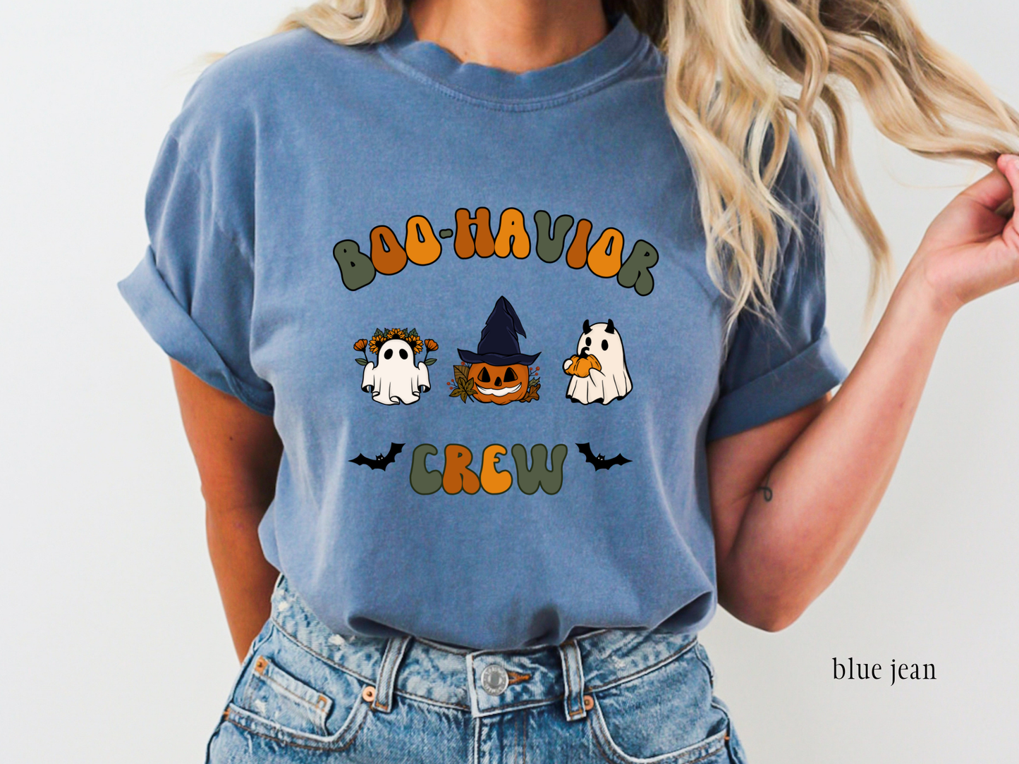 Boo-Havior Crew Halloween ABA shirt, Rbt Bcba T-Shirt, Gift for Behavior Therapist, Unisex Comfort Colors® 1717