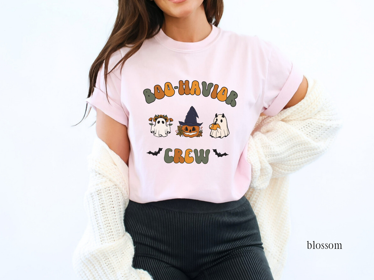 Boo-Havior Crew Halloween ABA shirt, Rbt Bcba T-Shirt, Gift for Behavior Therapist, Unisex Comfort Colors® 1717