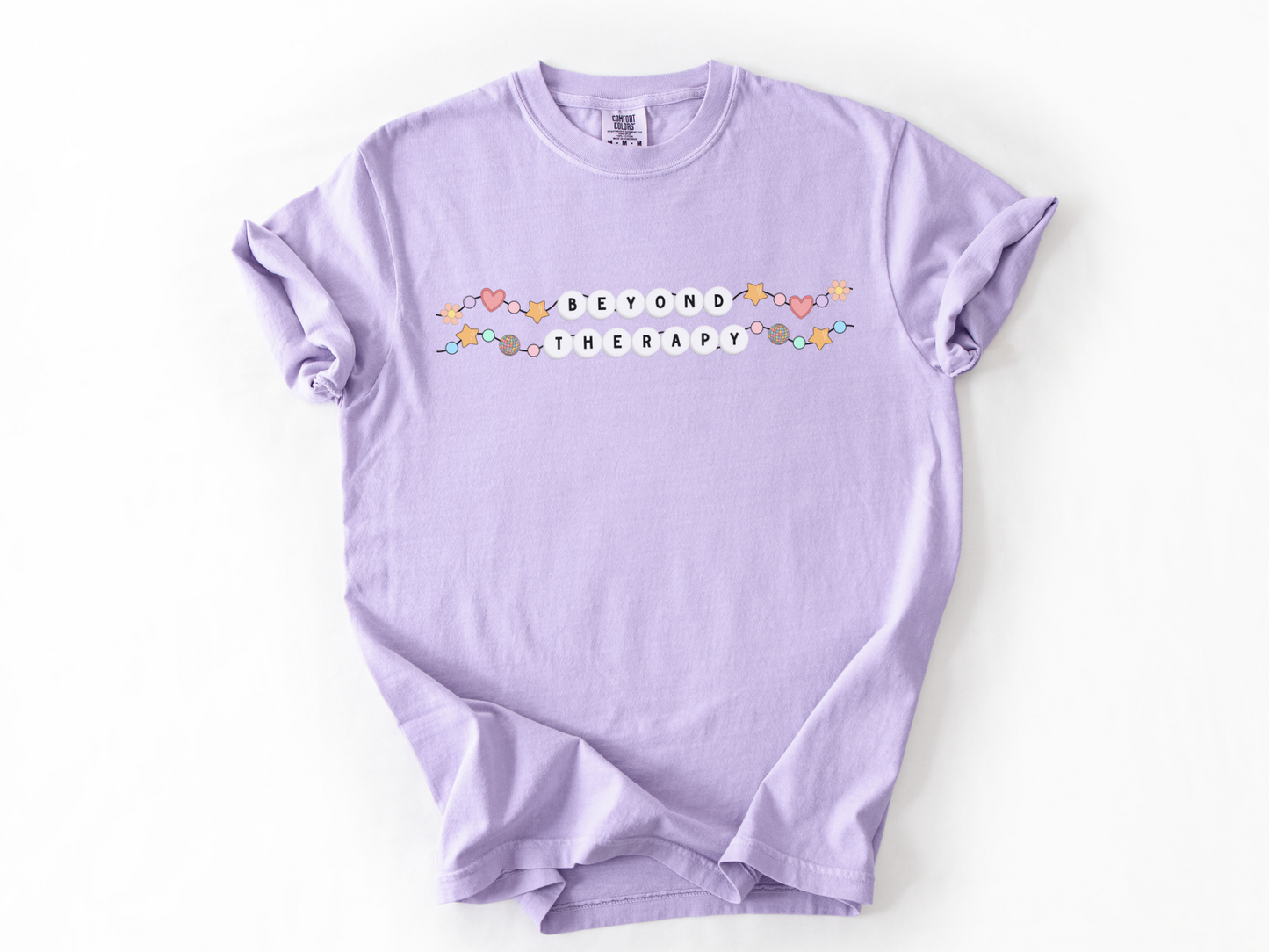 CUSTOM - Beyond Therapy Friendship Bracelet T-Shirt, Unisex Comfort Colors® 1717