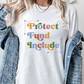 Protect, Fund, Include Shirt, Autism & Disability Advocacy Tee, Bella Canvas